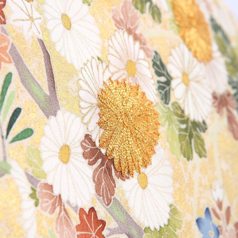 色留袖レンタル 吉澤友禅 正絹 miit-173 結婚式 披露宴 パーティー 式典 表彰式 お呼ばれ 食事会 列席 親族 姉 妹 着物 衣装 衣裳 高級 五つ紋 フルセット 披露宴 式典 親族 ／