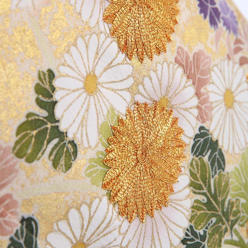 色留袖レンタル 吉澤友禅 正絹 miit-173 結婚式 披露宴 パーティー 式典 表彰式 お呼ばれ 食事会 列席 親族 姉 妹 着物 衣装 衣裳 高級 五つ紋 フルセット 披露宴 式典 親族 ／