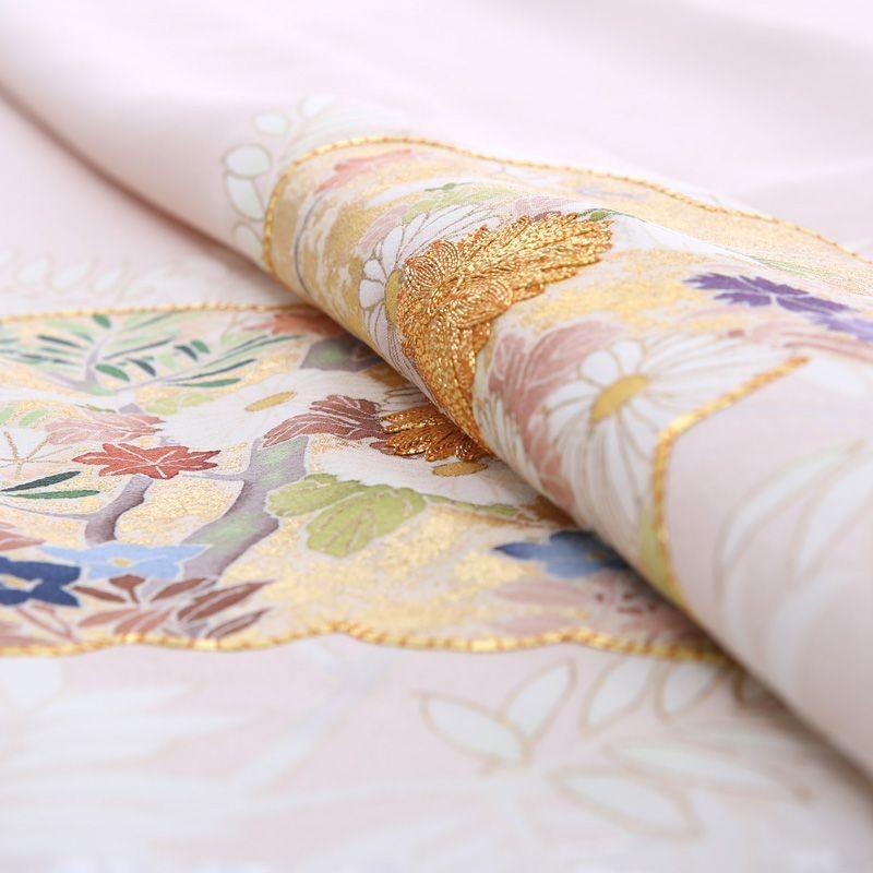 色留袖レンタル 吉澤友禅 正絹 miit-173 結婚式 披露宴 パーティー 式典 表彰式 お呼ばれ 食事会 列席 親族 姉 妹 着物 衣装 衣裳 高級 五つ紋 フルセット 披露宴 式典 親族 ／