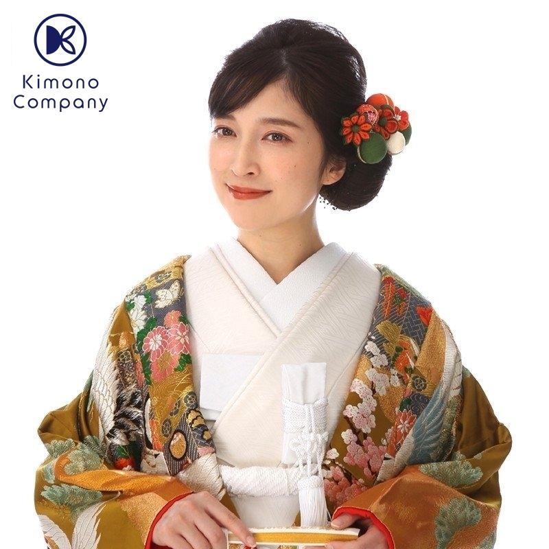 正絹 高級「色打掛フルセットレンタル」150-165cm/掛け替えセット割引/miiu_324/花嫁和装 打ち掛け 掛下 ハコセコ 衿 髪飾り 貸衣装