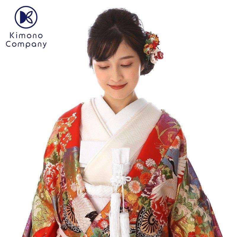 正絹 高級「色打掛フルセットレンタル」150-165cm/掛け替えセット割引/miiu_326/花嫁和装 打ち掛け 掛下 ハコセコ 衿 髪飾り 貸衣装