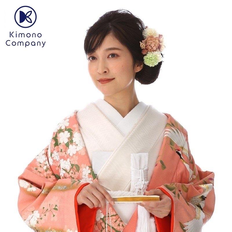 正絹 高級「色打掛フルセットレンタル」150-165cm/掛け替えセット割引/miiu_327/花嫁和装 打ち掛け 掛下 ハコセコ 衿 髪飾り 貸衣装