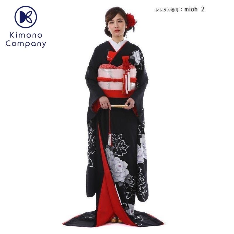 正絹 高級「引振袖フルセットレンタル」150-165cm/mioh_2/花嫁和装 引き振り袖 掛下 ハコセコ 衿 髪飾り 貸衣装
