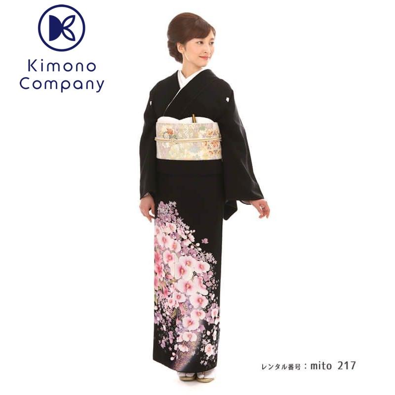 留袖レンタル 黒 mito-217 30代 40代 高級 正絹 結婚式 人気｜kimono-company