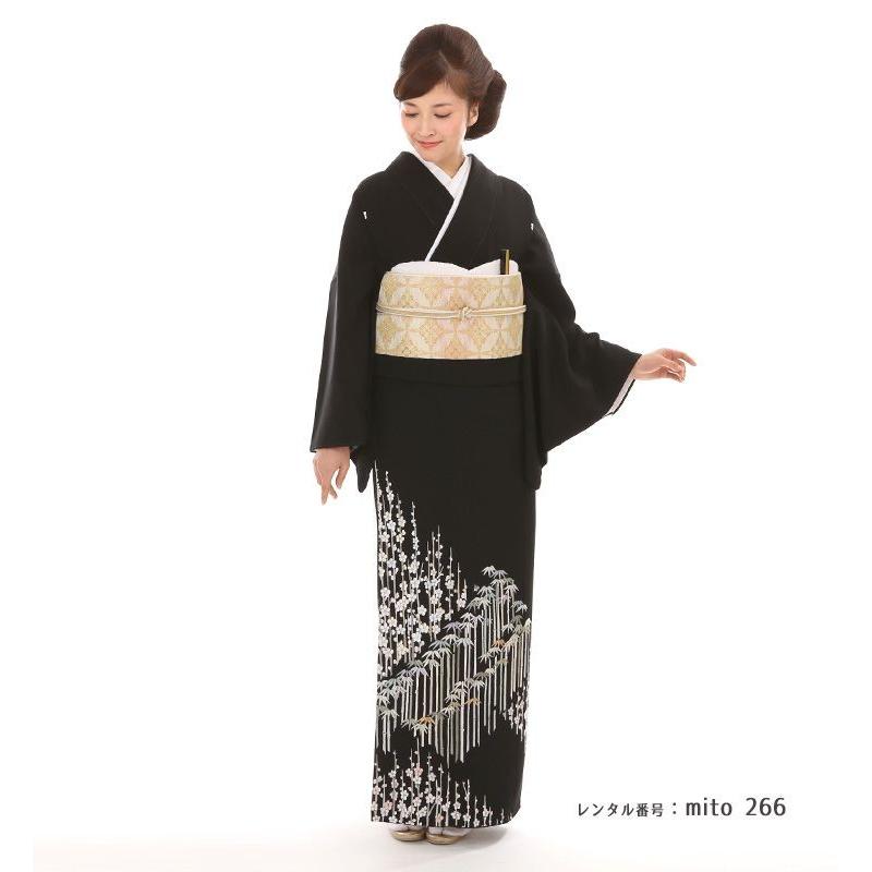 正絹　豪華　黒留袖 まとめ売り 黒留袖 レンタル 山口美術織物 mito-266 50代 60代 70代 高級 正絹