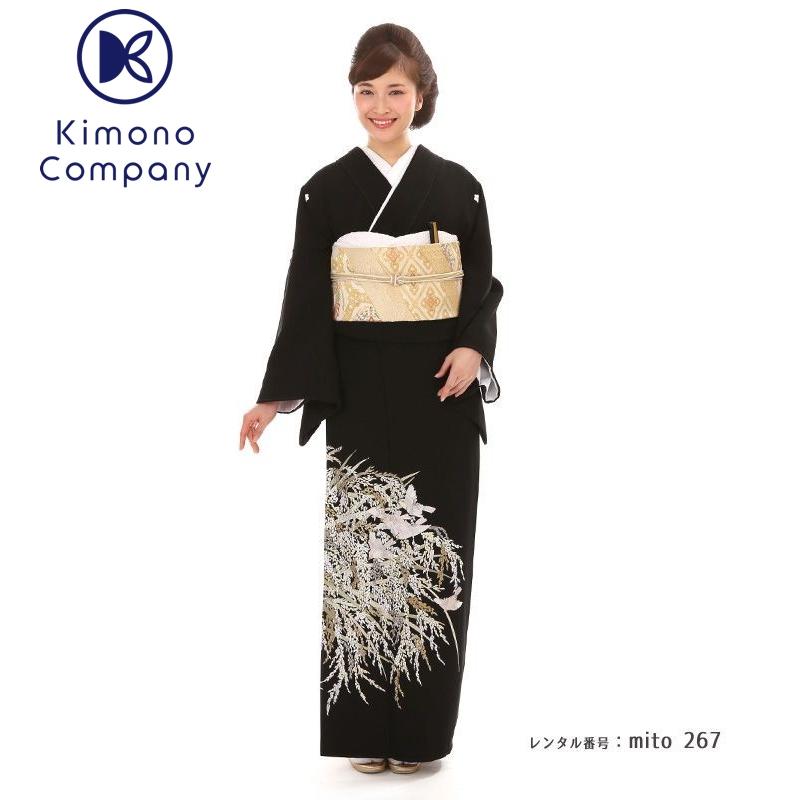 黒留袖 レンタル 山口美術織物 小さいサイズ 普通サイズ mito-267 50代 60代 70代 高級 正絹