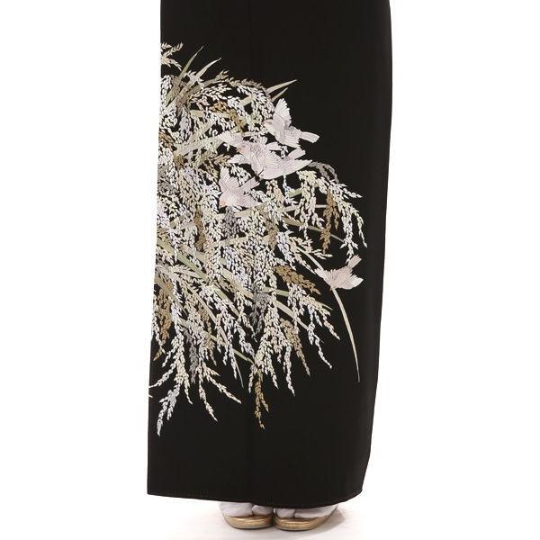 黒留袖 レンタル 山口美術織物 小さいサイズ 普通サイズ mito-267 50代 60代 70代 高級 正絹 