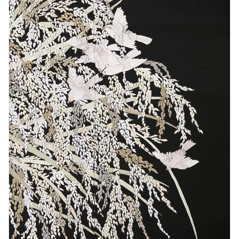 黒留袖 レンタル 山口美術織物 小さいサイズ 普通サイズ mito-267 50代 60代 70代 高級 正絹 