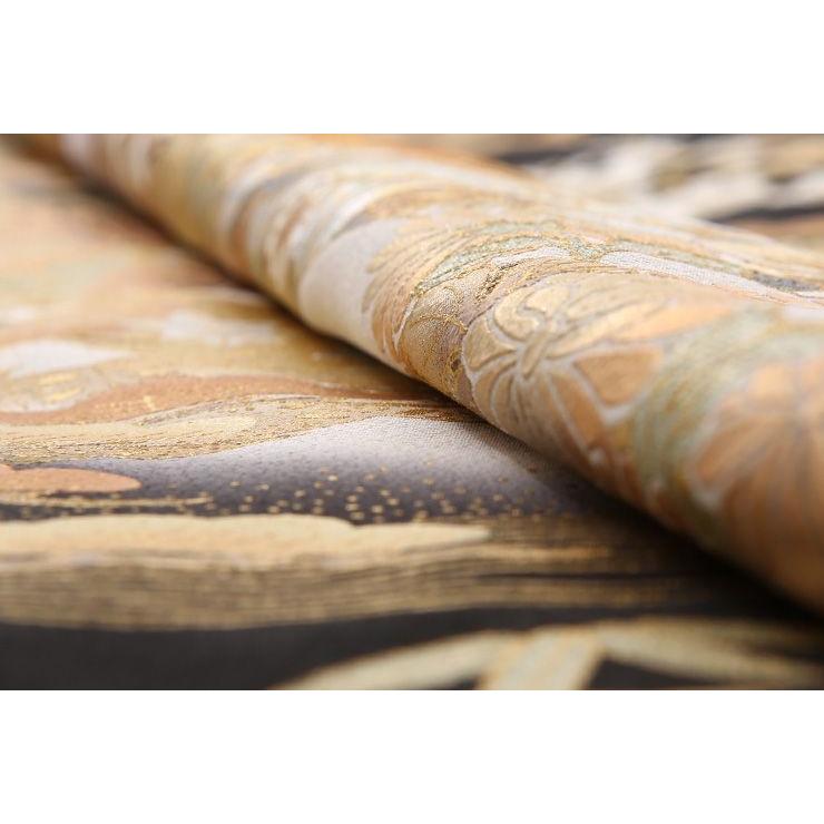 留袖 レンタル 桂由美 黄金のシーン 小さいサイズ 普通サイズ 黒 mito-394 40代 50代 60代 高級 正絹 