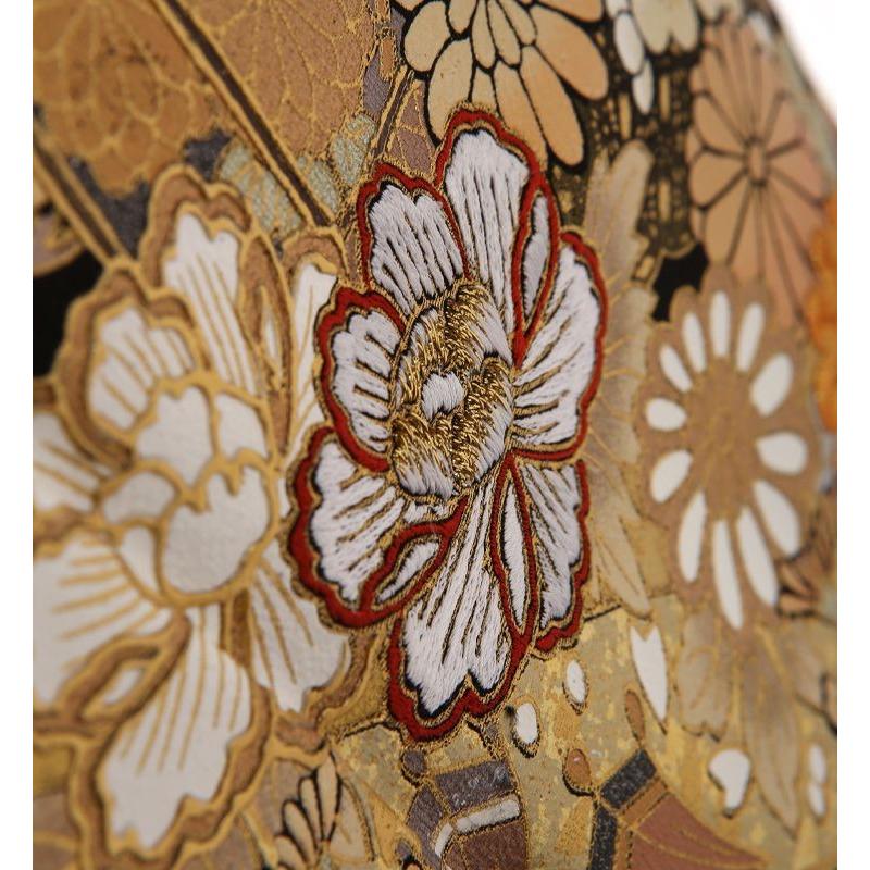 留袖 レンタル 桂由美 黄金のシーン 小さいサイズ 普通サイズ 黒 mito-394 40代 50代 60代 高級 正絹 