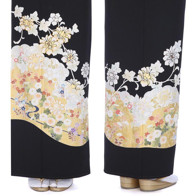 ★動作確認済み 留袖レンタル 吉澤友禅 黒 mito-489 40代 50代 60代 高級 正絹 結婚式 人気 【M3363473318】(17748円)