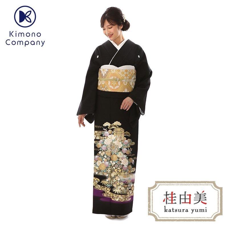 黒留袖レンタル 桂由美 トールサイズ mito-610 50代 60代 高級 正絹 結婚式 人気｜kimono-company