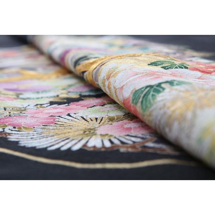 留袖レンタル 徳川の美 黒 mito-94 30代 40代 50代 高級 正絹 結婚式 人気 