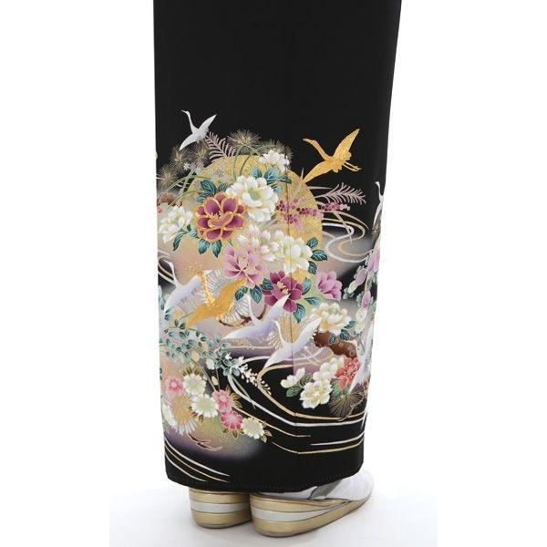 留袖レンタル 徳川の美 黒 mito-94 30代 40代 50代 高級 正絹 結婚式 人気 