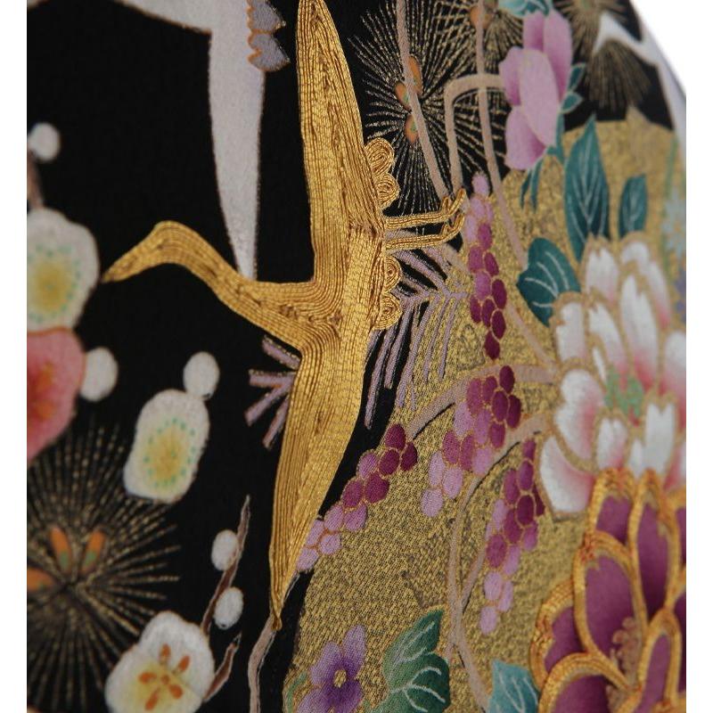 留袖レンタル 徳川の美 黒 mito-94 30代 40代 50代 高級 正絹 結婚式 人気 