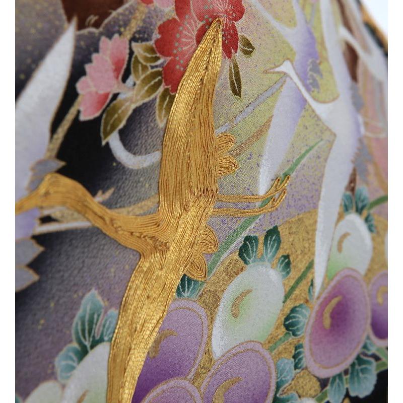 留袖レンタル 徳川の美 黒 mito-94 30代 40代 50代 高級 正絹 結婚式 人気 