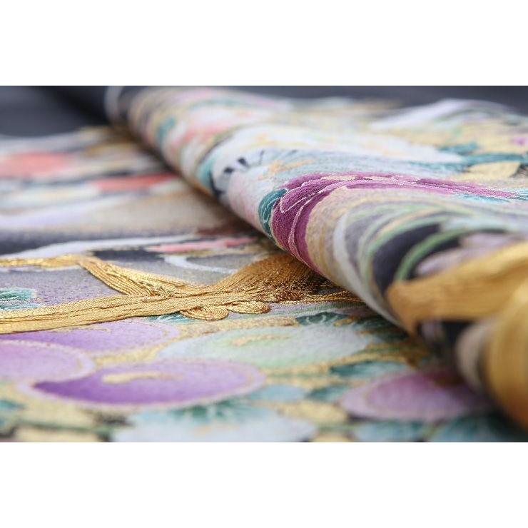 留袖レンタル 徳川の美 黒 mito-94 30代 40代 50代 高級 正絹 結婚式 人気 