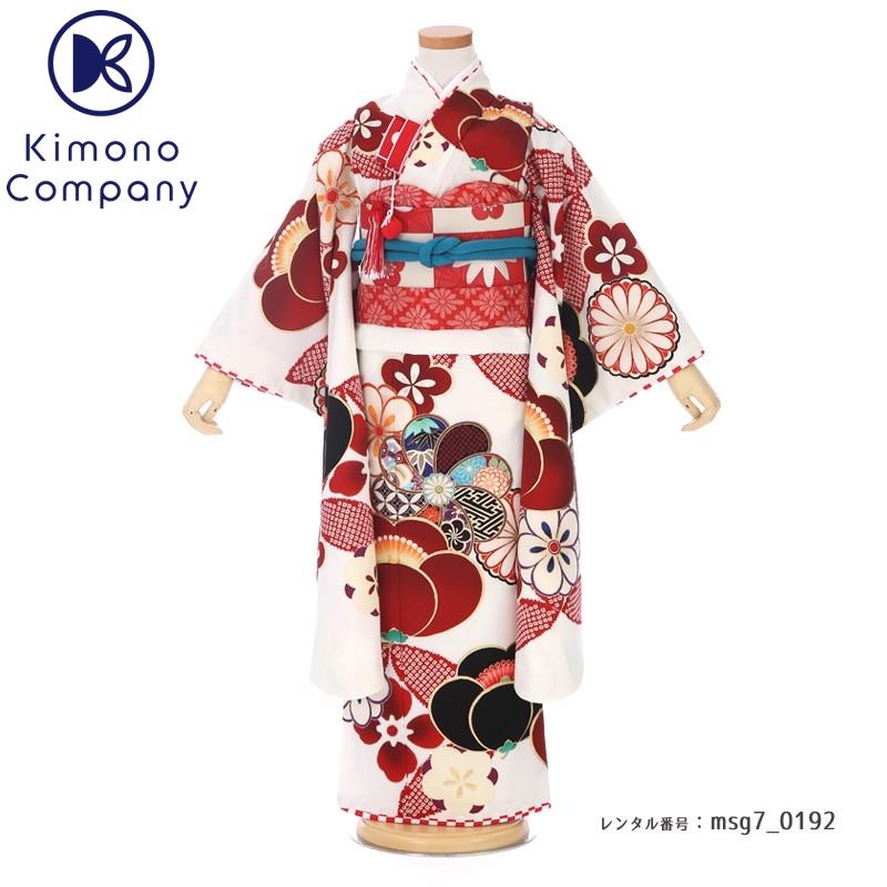 七五三コーデ画像有り「7歳女児着物フルセットレンタル」ジャパンスタイル msg7-0192 110 115 120 125