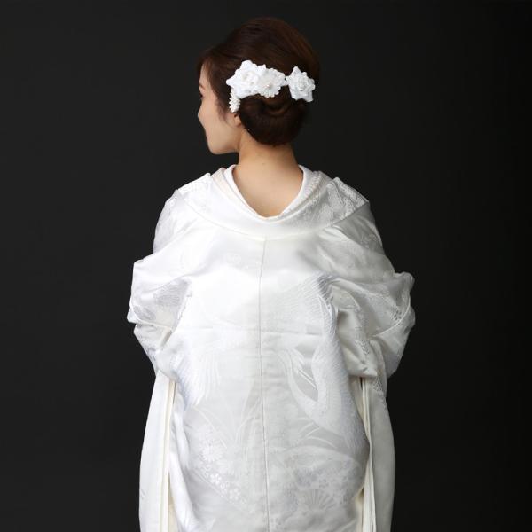 正絹 高級「白無垢フルセットレンタル」150-165cm/掛替セット割引