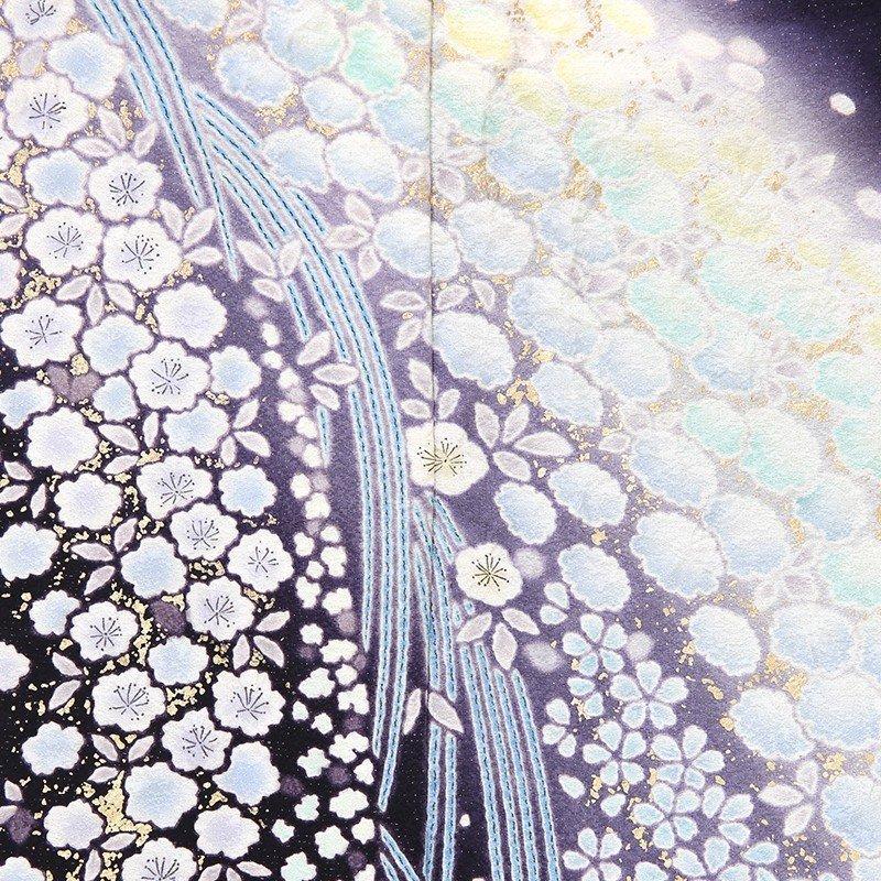 訪問着レンタル 正絹 mtu-87 着物フルセット 結婚式 披露宴 入学式