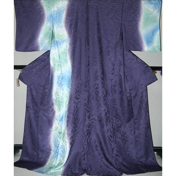 希少 送料無料 045 付下げ 単衣 丹後ちりめん よろけ縦縞 肩身丈 164 7cm 裄 68cm 身長サイズ L ガード加工 新品 着物だいやす プレミアム Skylanceronline Com