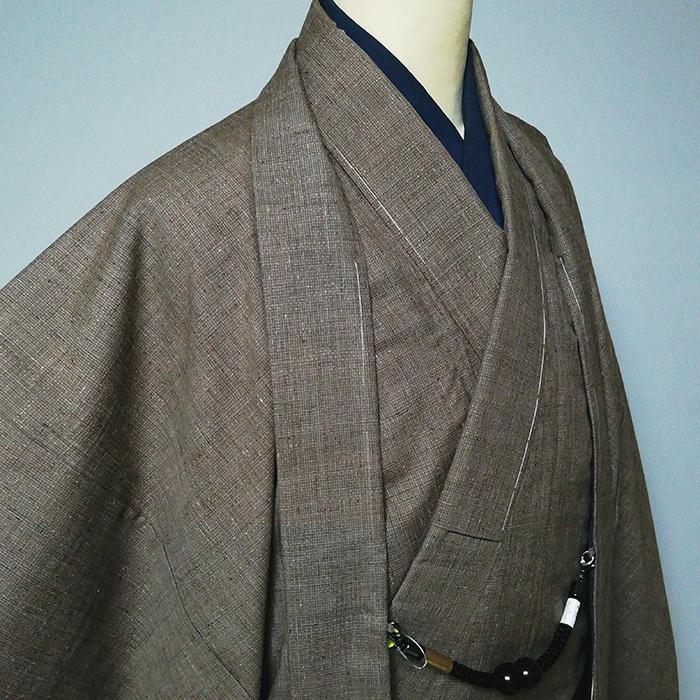 着物だいやす SALE682□男性用アンサンブル□着物＆羽織 本場結城紬 高
