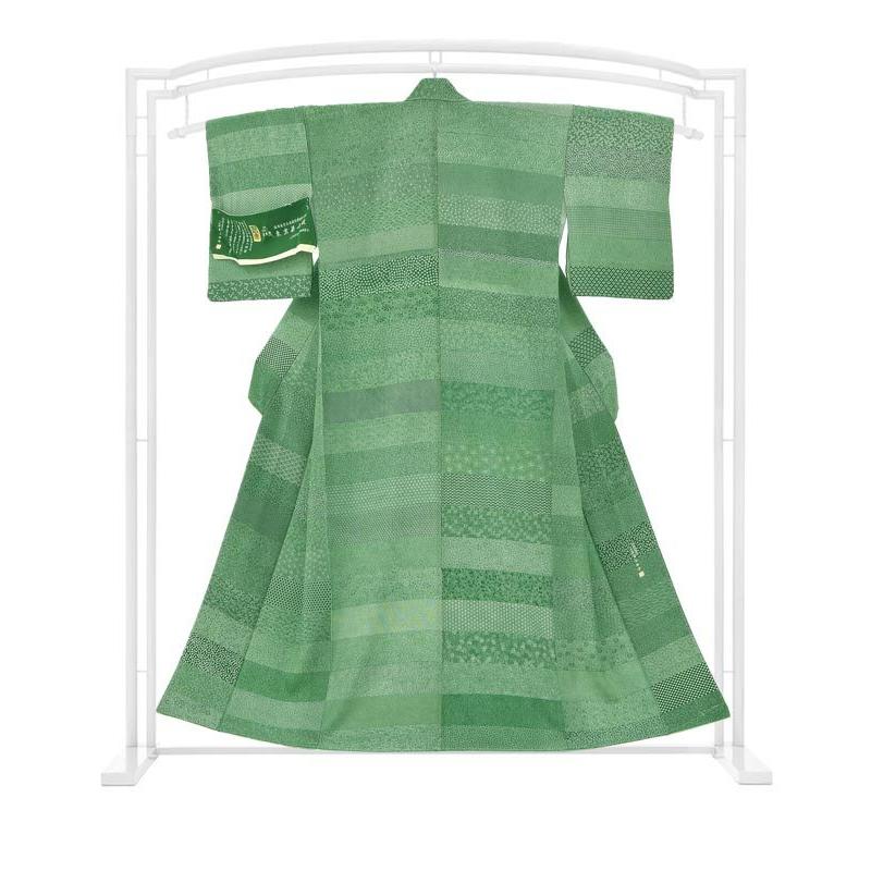 定番人気，本物保証 着物だいやす SALE203□小紋□東京染 伝統工芸士