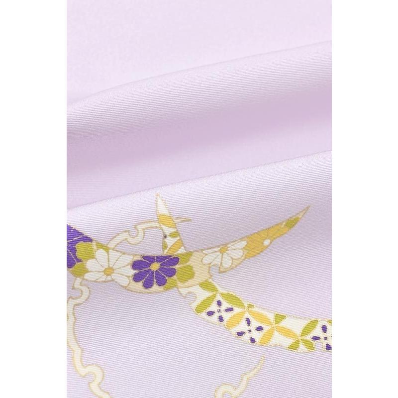 着物だいやす 302□小紋□丹後ちりめん 雪輪芝草文 飛び柄 着物だいやす 302□小紋□丹後ちりめん 雪輪芝草文 飛び柄