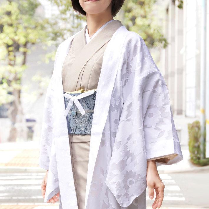 予約販売品 薄羽織 春夏秋に ロング丈 裄長 aob.adv.br