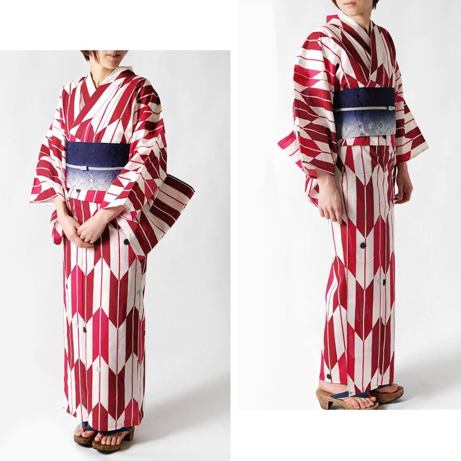 浴衣 2点セット 矢羽根 ピンク 赤 白 紺 レディース 生成 レトロ 浴衣 2点セット 矢羽根 ピンク 赤 白 紺 レディース 生成 レトロ