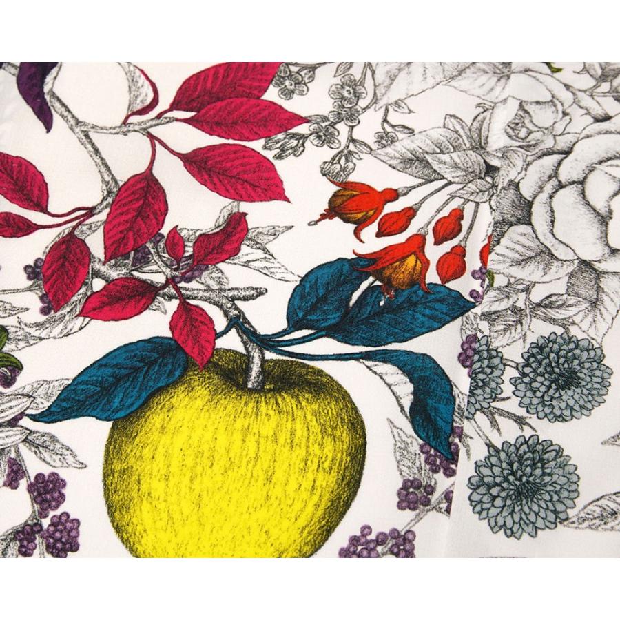 夏着物 りんごの森 白 セオアルファ フルーツ リンゴ カラフル 単衣 浴衣 仕立て上がり カジュアル レディース 和風館 フルッタロッサ Fruttarossa Dear Japan Yahoo ショッピング店 通販 Yahoo ショッピング