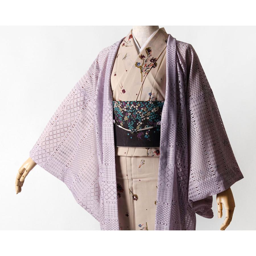 着物用 薄羽織藤色