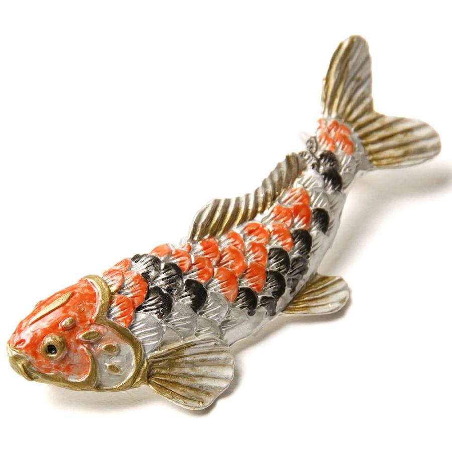 帯留め ブローチ 2WAY 錦鯉 魚 ピューター SUU 和装小物 シック 帯留め ブローチ 2WAY 錦鯉 魚 ピューター SUU 和装小物 シック
