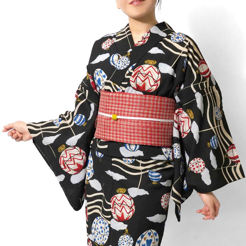 浴衣 tsumori chisato セオアルファ 気球 黒 黒地 レディース 30 浴衣 tsumori chisato セオアルファ 気球 黒 黒地 レディース 30