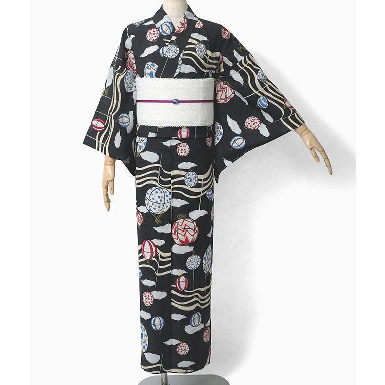 浴衣 tsumori chisato セオアルファ 気球 黒 黒地 レディース 30 浴衣 tsumori chisato セオアルファ 気球 黒 黒地 レディース 30