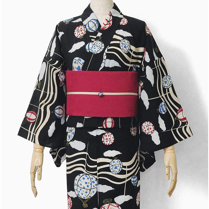 浴衣 tsumori chisato セオアルファ 気球 黒 黒地 レディース 30 浴衣 tsumori chisato セオアルファ 気球 黒 黒地 レディース 30