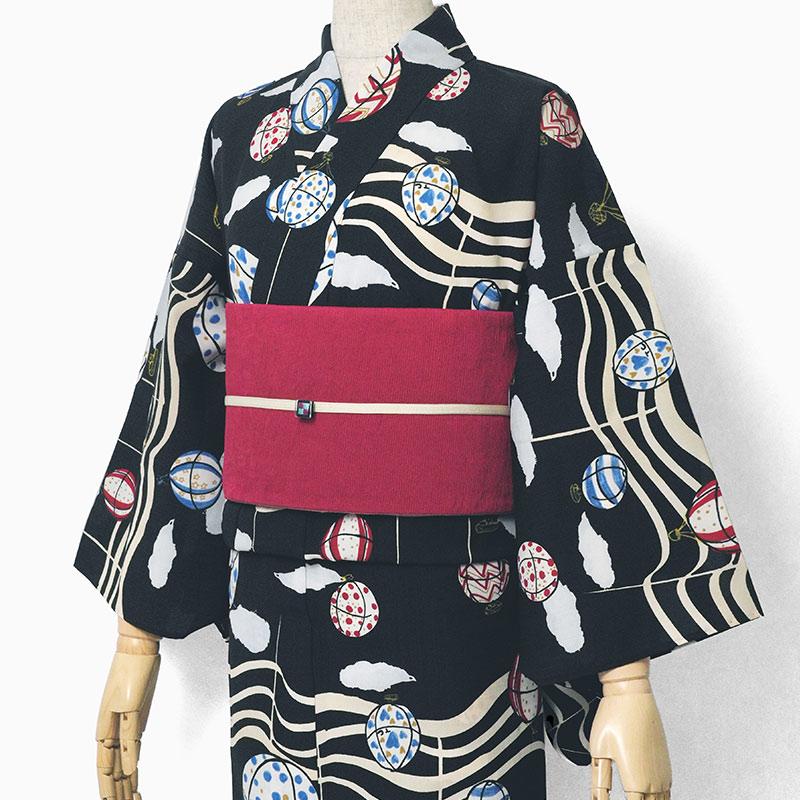 浴衣 tsumori chisato セオアルファ 気球 黒 黒地 レディース 30 浴衣 tsumori chisato セオアルファ 気球 黒 黒地 レディース 30