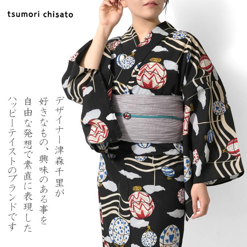 浴衣 tsumori chisato セオアルファ 気球 黒 黒地 レディース 30 浴衣 tsumori chisato セオアルファ 気球 黒 黒地 レディース 30
