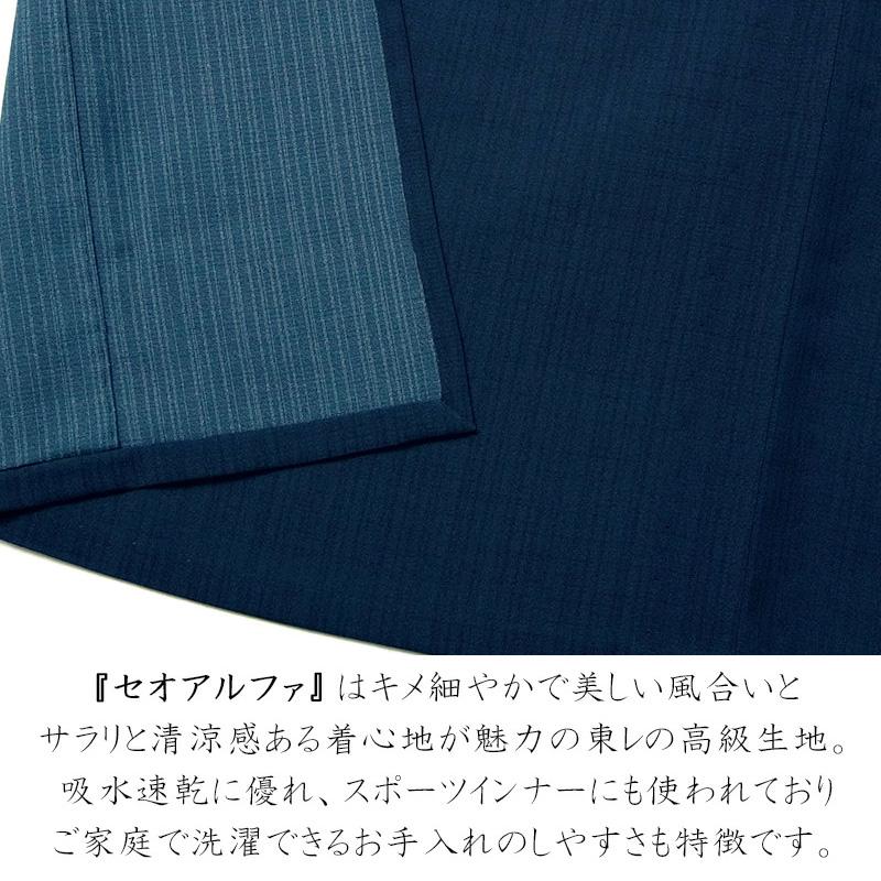 夏着物 ラディッシュ ネイビー 紺地 セオアルファ 野菜 個性的 単衣 浴衣 洗える 仕立て上がり レディース 和風館 フルッタロッサ Fruttarossaの画像