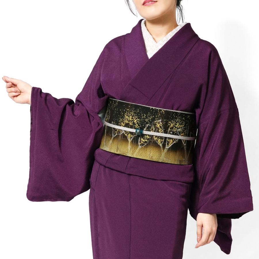 着物 洗える着物 袷 ちりめん 無地 緑 ブラウン 紫 黒 シック 着物 洗える着物 袷 ちりめん 無地 緑 ブラウン 紫 黒 シック