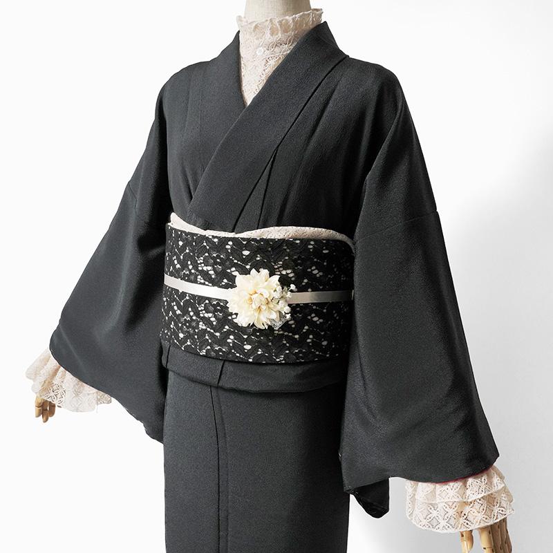 クーポン配布中】付け衿 レース 全3色 フリル 白 ベージュ 水色 スタンドカラー 立ち襟 和洋折衷 フェミニン モダン カジュアル 和装 小物 付け襟 :10003164:dear-japan 通販 Japanese Cut cloth レース半衿(レースカラーフラワー)