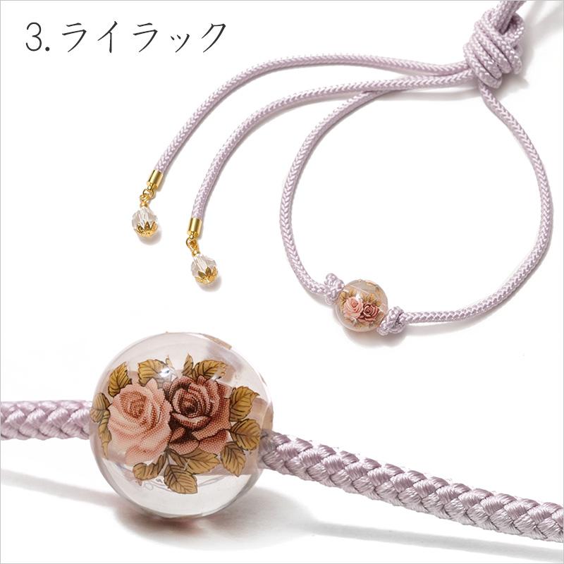飾り紐 アンティーク風 ローズ 薔薇 ニュアンスカラー エレガント 