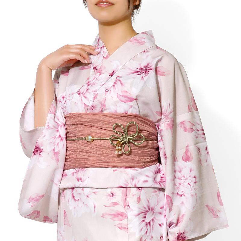 ワンピース 浴衣 モダン フラワー セパレート 二部式 花柄 ナチュラル