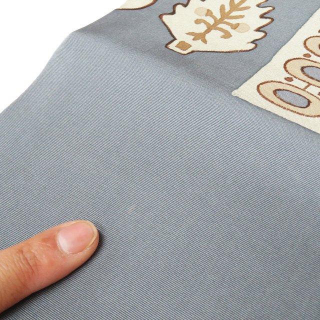 名古屋帯 なごや帯 中古 正絹 カジュアル 仕立て上がり 作家物 落款 藍 