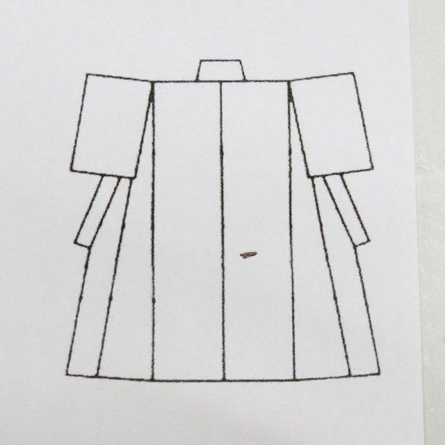 羽織 コート 着物 正絹 中古 地模様 流水に花模様 椿 マルチカラー 鼠系色 身丈120.5cm 裄71cm きもの北條 A1005-9 羽織 コート 着物 正絹 中古 地模様 流水に花模様 椿 マルチカラー 鼠