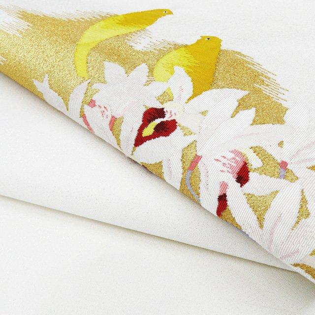 袋帯 中古 正絹 フォーマル 仕立て上がり お太鼓柄 綴れ織 A1011-13