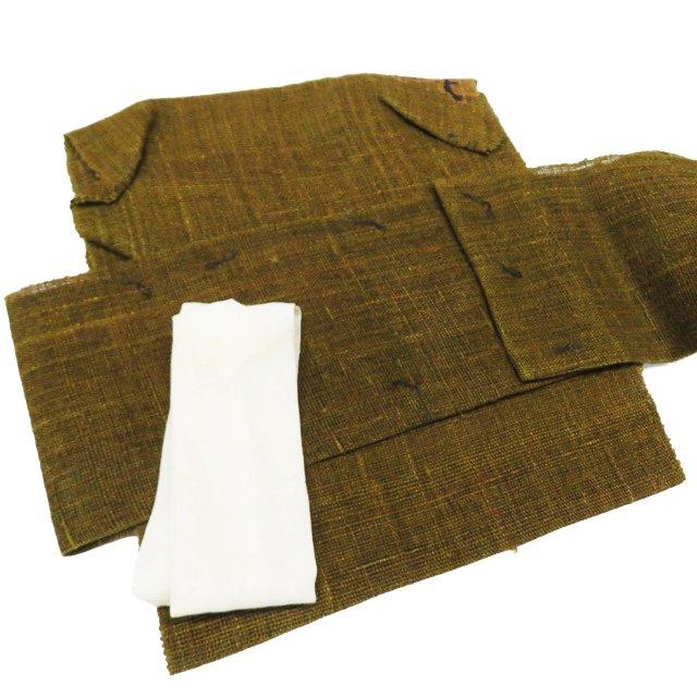 付け帯 つけ帯 作り帯 中古 科布 カジュアル 仕立て上がり 桑茶色 多色 きもの北條 A1022-17 付け帯 つけ帯 作り帯 中古 科布 カジュアル 仕立て上がり 桑茶色 多色