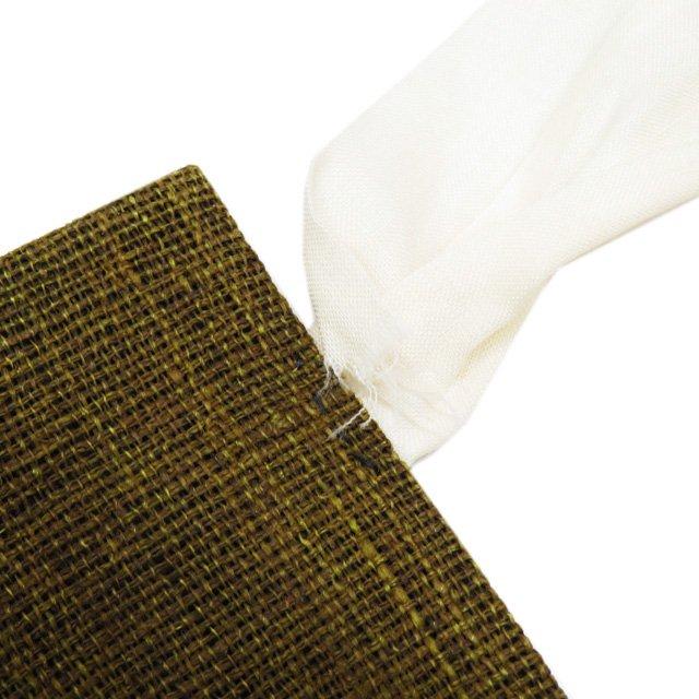 付け帯 つけ帯 作り帯 中古 科布 カジュアル 仕立て上がり 桑茶色 多色 きもの北條 A1022-17 付け帯 つけ帯 作り帯 中古 科布 カジュアル 仕立て上がり 桑茶色 多色