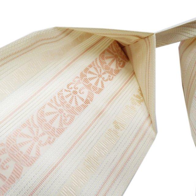 夏物 名古屋帯 なごや帯 中古 リサイクル 正絹 絽 仕立て上がり 全通