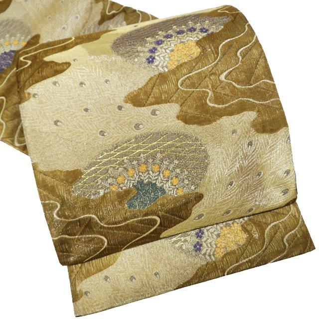 千地泰弘 袋帯 中古 リサイクル 正絹 フォーマル 仕立て上がり 六通  